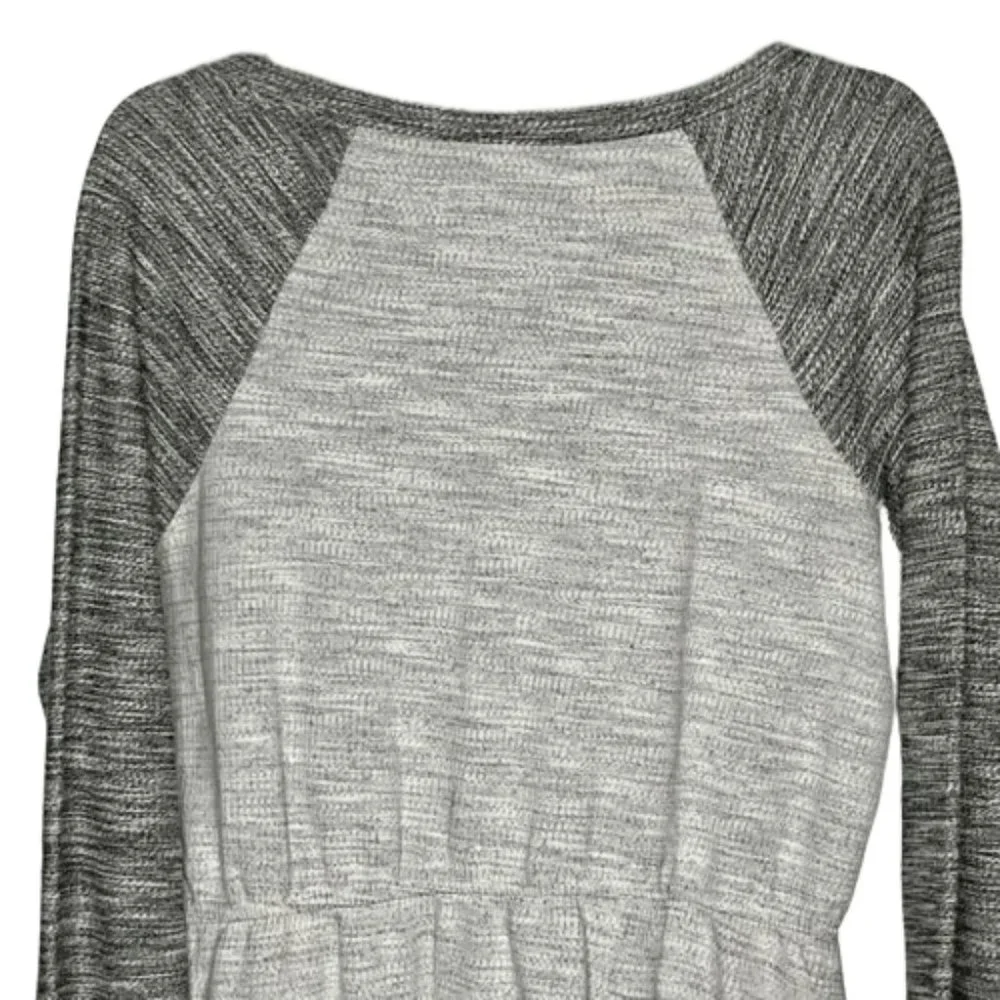 Anthropologie Saturday Sunday Gael Marled Cotton Knit Dress - L